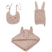 LIEWOOD - Baby package bath and lunch - Organic cotton - Pink rabbit - Details