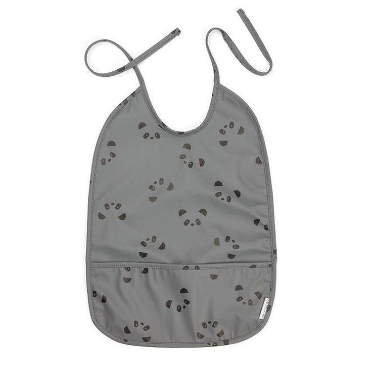 Water-repellent bib - Panda grey