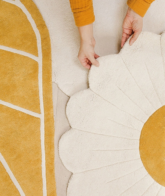 Kid's rug - Mustard leaf