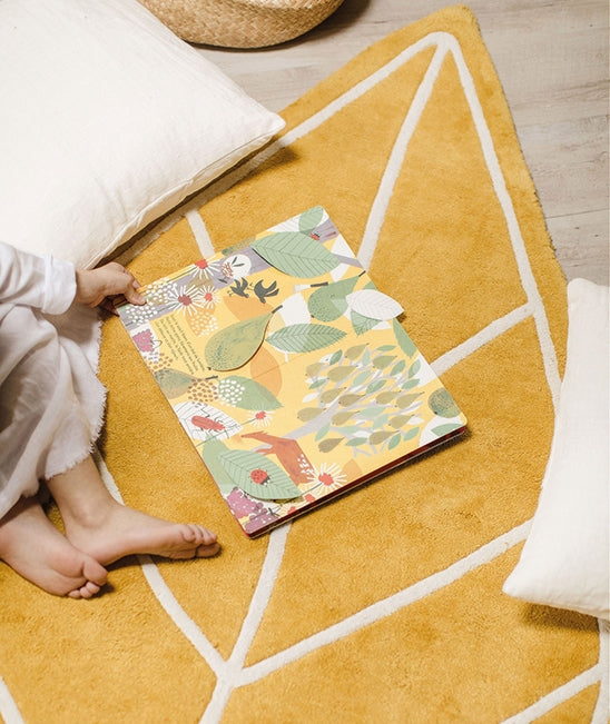Kid's rug - Mustard leaf