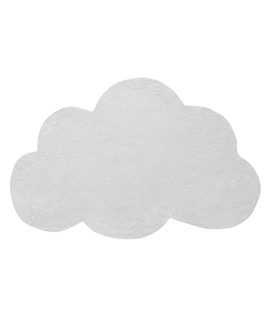 Kid's rug - Light grey cloud