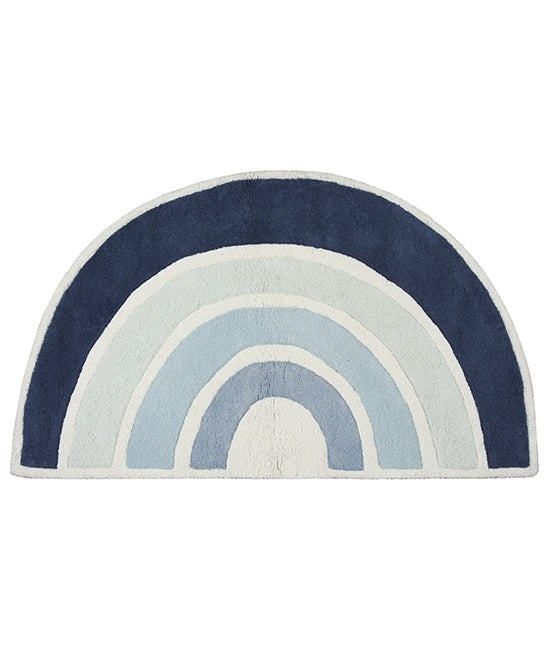 Kid's rug - Blue rainbow