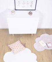 Kid's rug - Light pink cloud