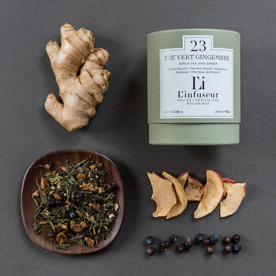 Organic ginger green tea - L'infuseur