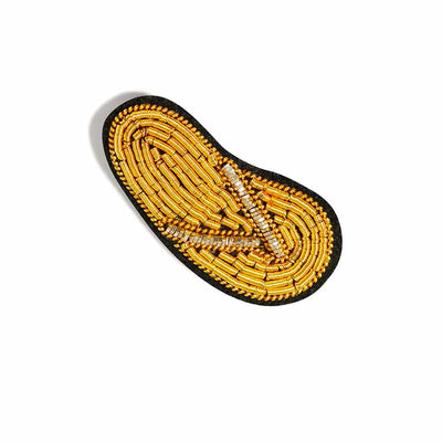 MACON & LESQUOY - Hand embroidered brooch - Flip flop