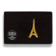 Embroidered brooch - Eiffel Tower