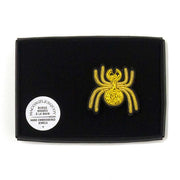 MACON & LESQUOY - Hand embroidered brooch - Spider - Box