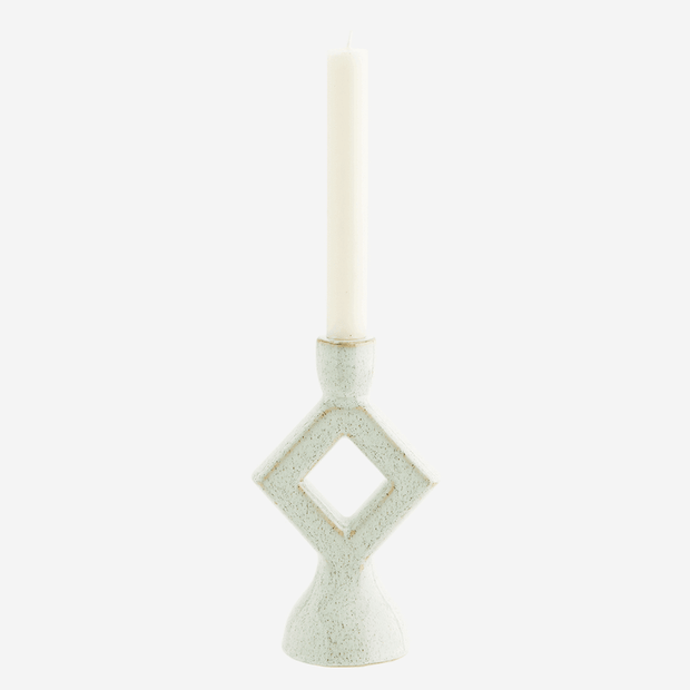 Diamond candleholder - Off white
