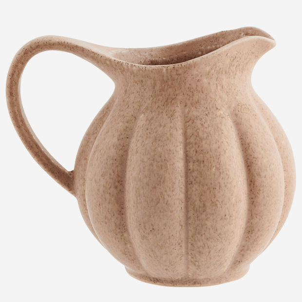 Stoneware jug - Light pink