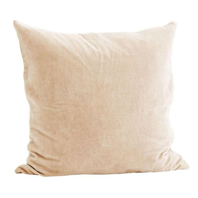 Velvet cushion cover - Nude