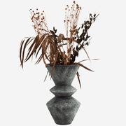 Graphic vase - Washed anthracite