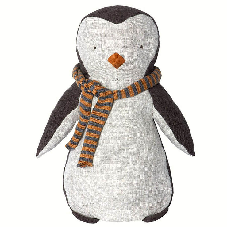 MAILEG - Penguin doll with striped scarf