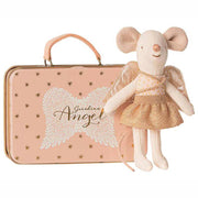 MAILEG - Guardian angel mouse in its suitcase