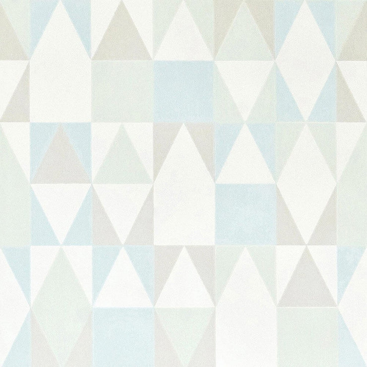 MAJVILLAN - Original and geometric wallpaper - Alice turquoise