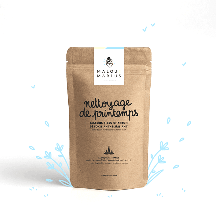 MALOU & MARIUS - Face mask - Nettoyage de printemps
