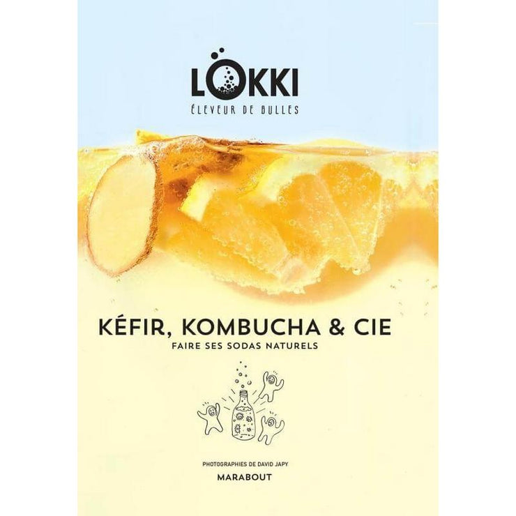 MARABOUT - french book for natural drinks recipes - "kefir, kombucha et cie" book