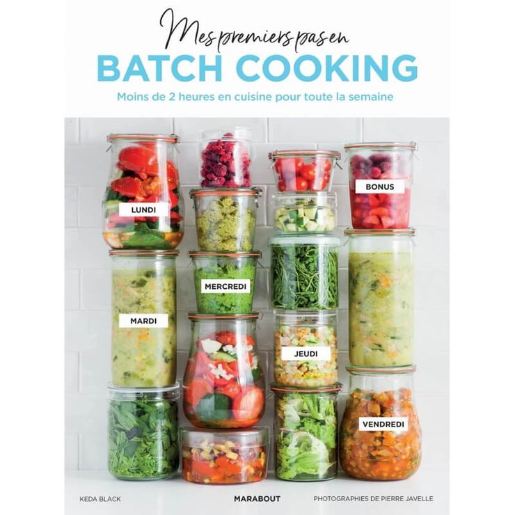 "Mes premiers pas en batch cooking" book