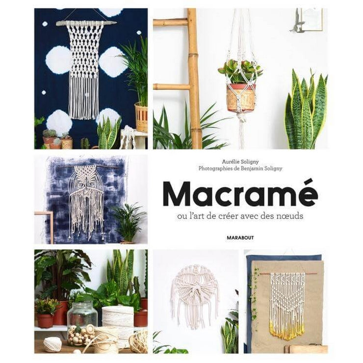 MARABOUT EDITIONS - DIY book about macramé in French