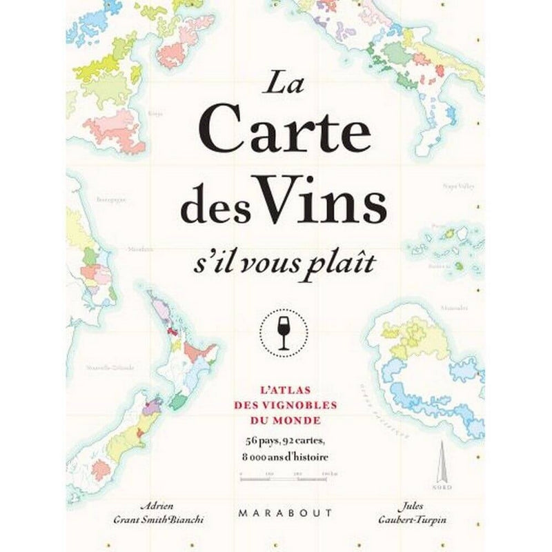 Les cartes des Vins en France 