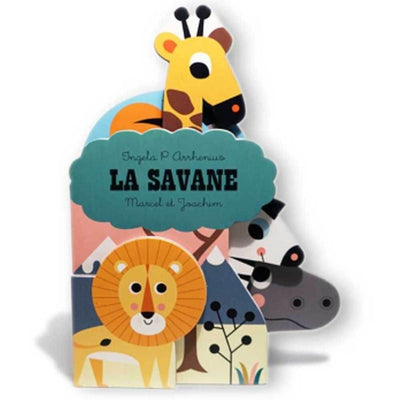 MARCEL & JOACHIM - Illustrated baby book - La Savane