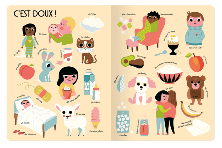MARCEL & JOACHIM - Illustrated book - L'Encyclopetit - Open