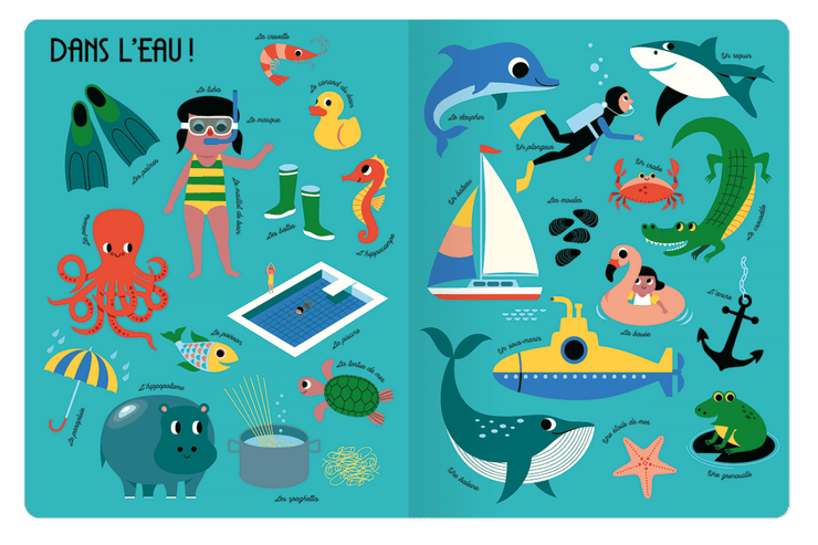 MARCEL & JOACHIM - Illustrated book - L'Encyclopetit - Open