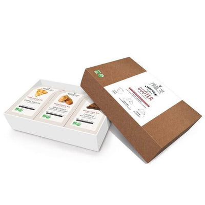 MARLETTE - Tea time assortment composed of 3 cake mixes - Crepes, madeleines and chocolate cake