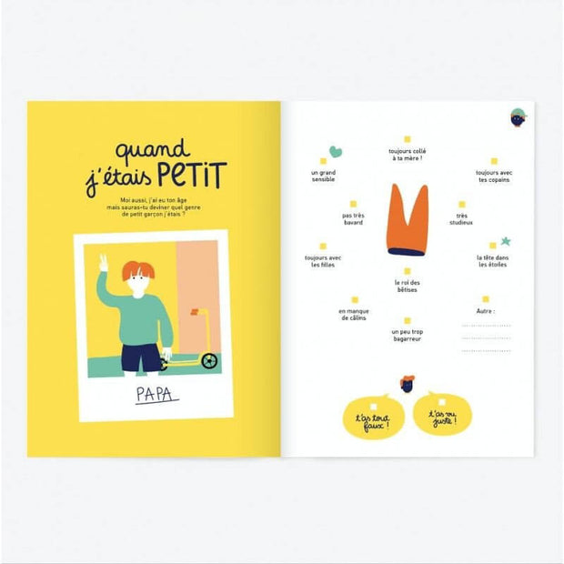 MINUS EDITIONS - Like father like son booklet in French - Gift idea