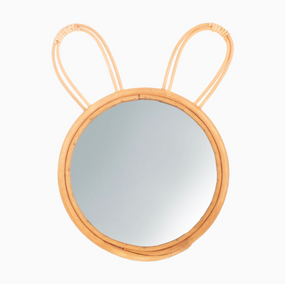Rattan Mirror - Bunny