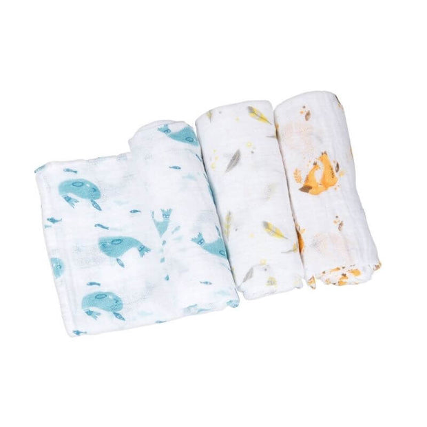 Set of 3 swaddles - Voyage of Olga