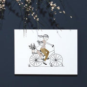 Bike ride poster - Girl