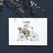 Bike ride poster - Boy