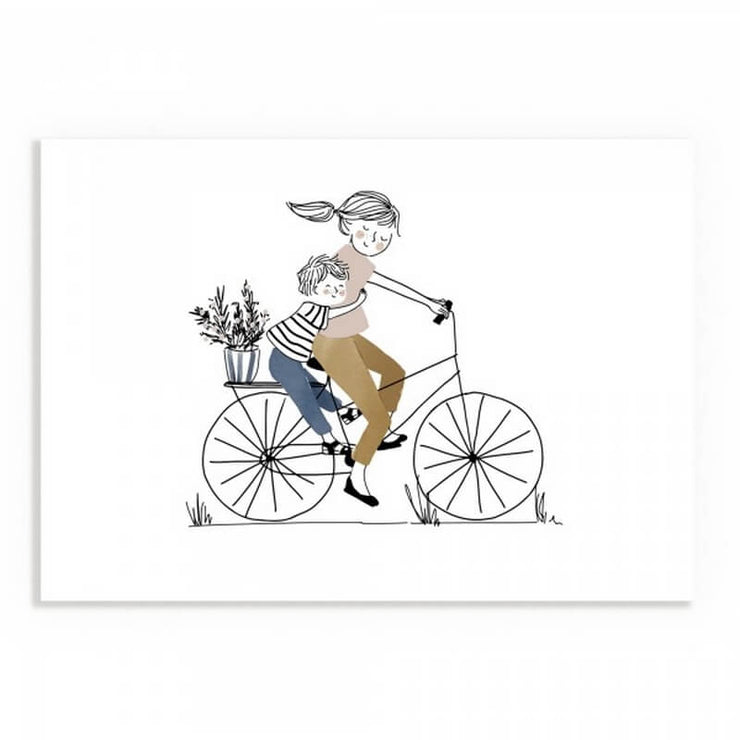Bike ride poster - Boy