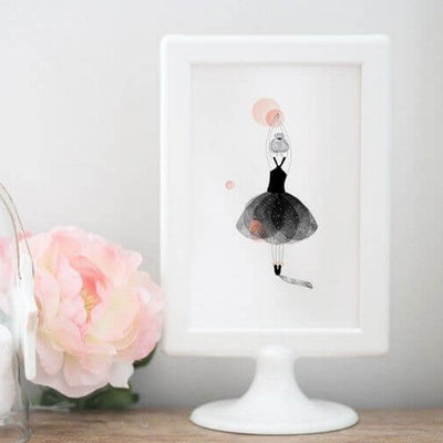 MY LOVELY THING - Dancer greeting card - Poetic illustration
