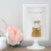 MY LOVELY THING - Joséphine the rabbit greeting card
