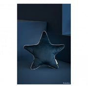 NOBODINOZ - Blue velvet star cushion - Scene
