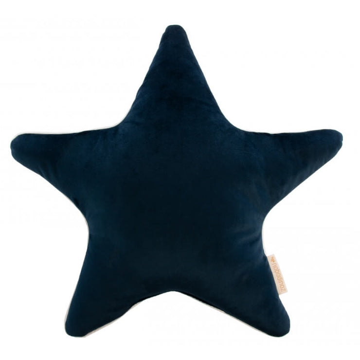 NOBODINOZ - Blue velvet star cushion