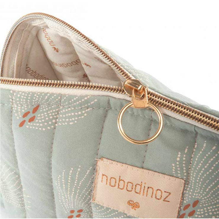 NOBODINOZ - Holiday case - White Gatsby / Antique Green - Details