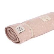 NOBODINOZ - Nomad changing mat - White Bubble / Misty Pink - Details