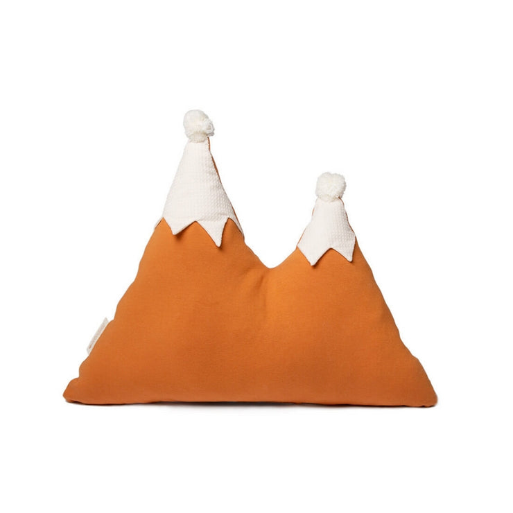 NOBODINOZ - Snowy mountain cushion - Orange