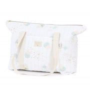 NOBODINOZ - Paris diaper bag - Aqua eclipse