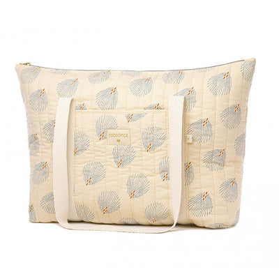 NOBODINOZ - Paris diaper bag - Blue Gatsby / Cream