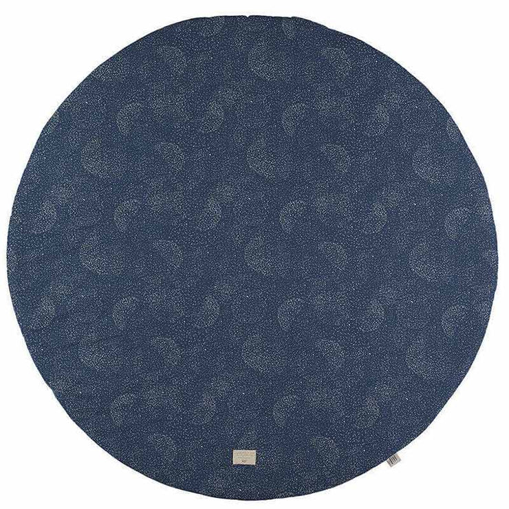 NOBODINOZ - Full moon playmat - Gold Bubble / Night Blue