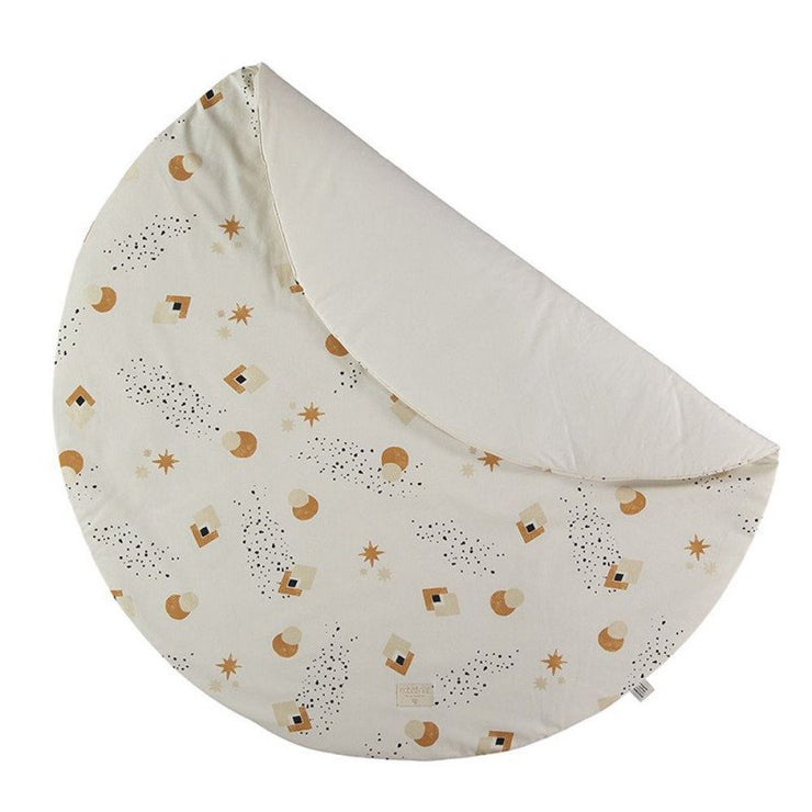 NOBODINOZ - Full moon playmat - Sunset eclipse - Organic cotton