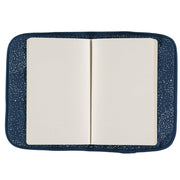 NOBODINOZ - Poema health booklet cover - Gold bubble / Night Blue - Open