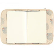 NOBODINOZ - Poema health booklet cover - Blue gatsby / Cream - Open