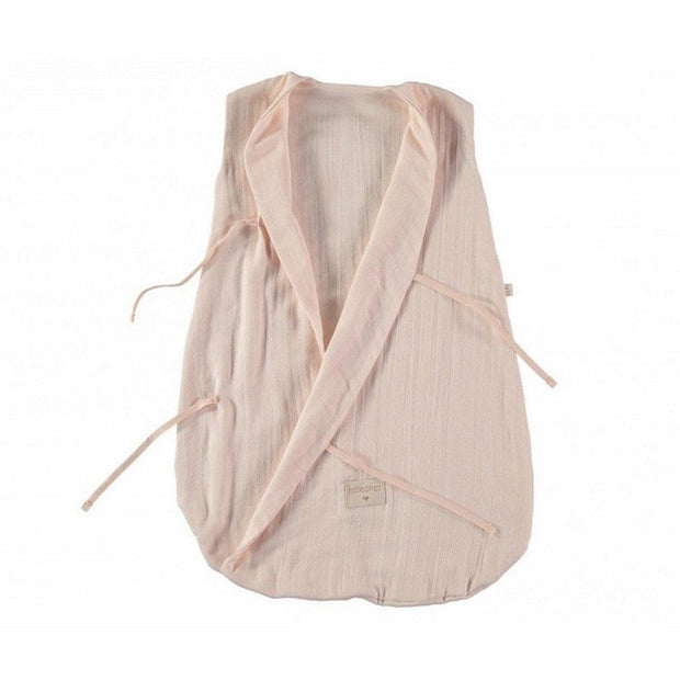 NOBODINOZ - Dreamy sleeping bag - Dream Pink - Organic cotton - Open