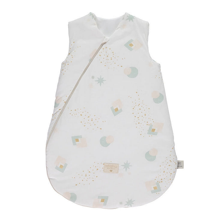 NOBODINOZ - Cocoon sleeping bag - Aqua eclipse - Organic cotton