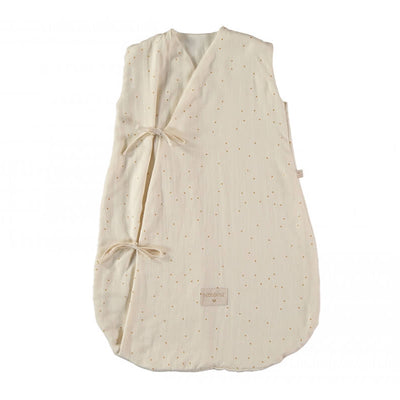 NOBODINOZ - Dreamy sleeping bag - Honey Sweet Dots - Organic cotton 