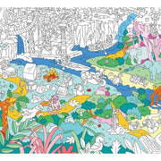 OMY DESIGN & PLAY - Giant colouring poster - Jungle - Details